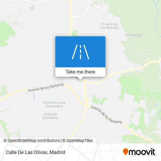 Calle De Las Olivas map