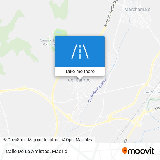 Calle De La Amistad map