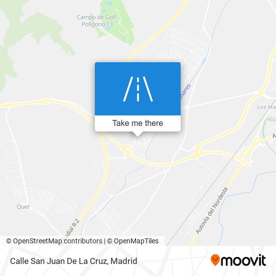mapa Calle San Juan De La Cruz