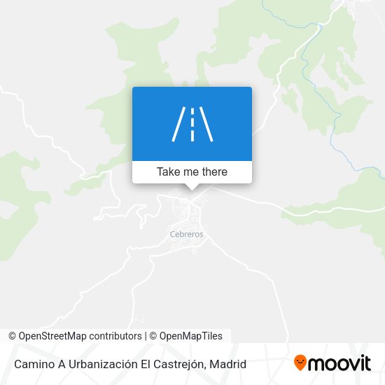 Camino A Urbanización El Castrejón map