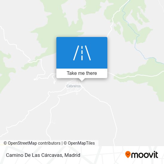 Camino De Las Cárcavas map