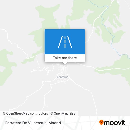 Carretera De Villacastín map