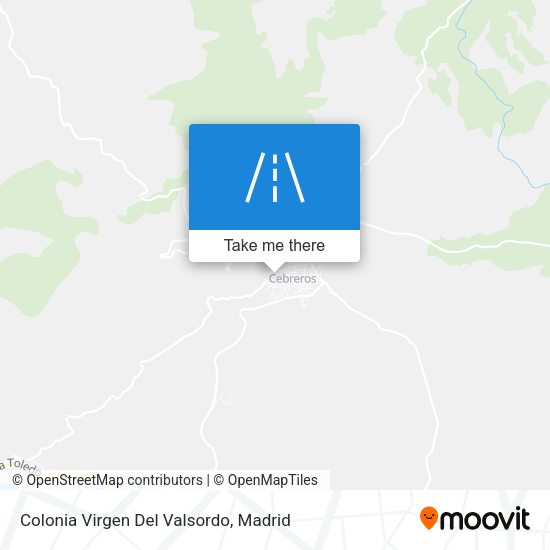 Colonia Virgen Del Valsordo map