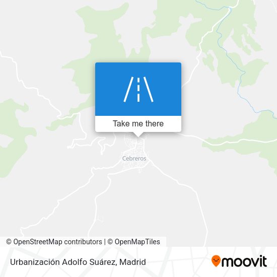 Urbanización Adolfo Suárez map