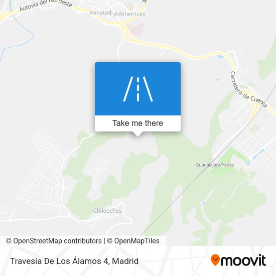 Travesía De Los Álamos 4 map