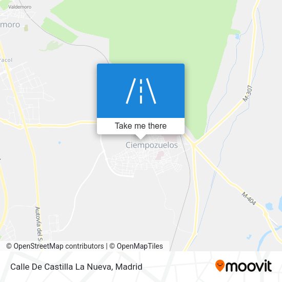 Calle De Castilla La Nueva map