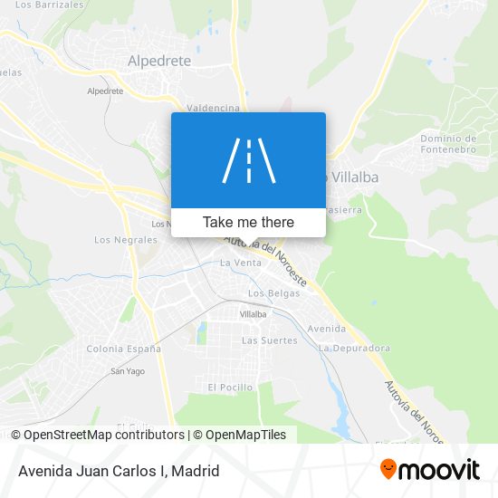 Avenida Juan Carlos I map