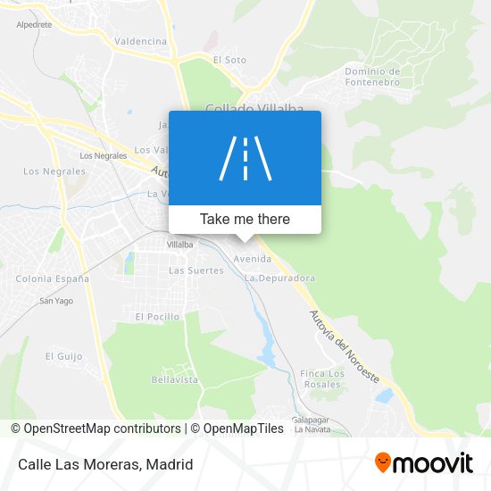 Calle Las Moreras map