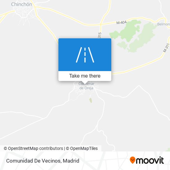 Comunidad De Vecinos map