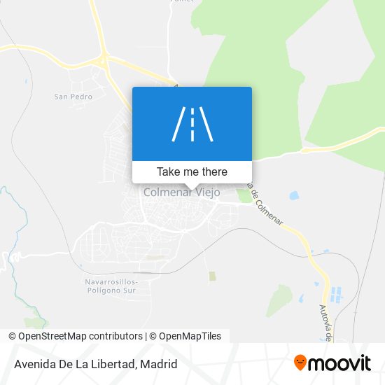 mapa Avenida De La Libertad