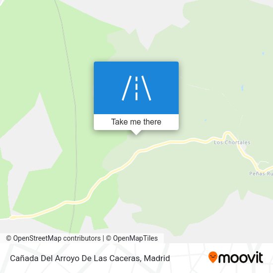 Cañada Del Arroyo De Las Caceras map
