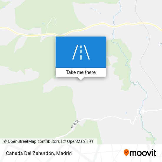 Cañada Del Zahurdón map