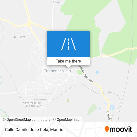 Calle Camilo José Cela map