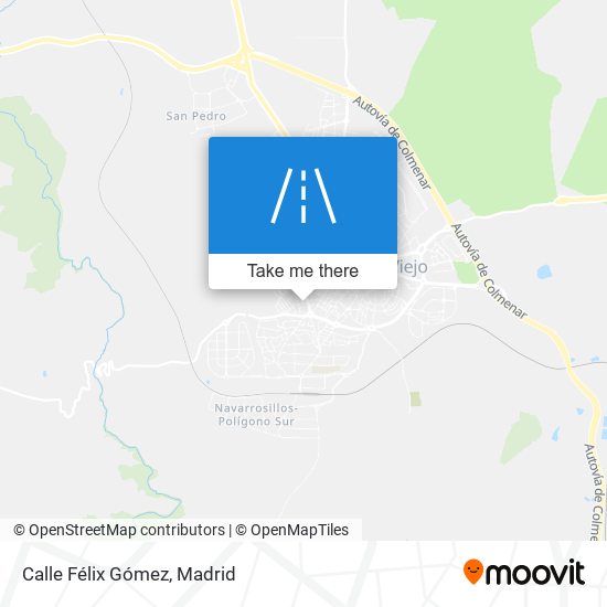 mapa Calle Félix Gómez