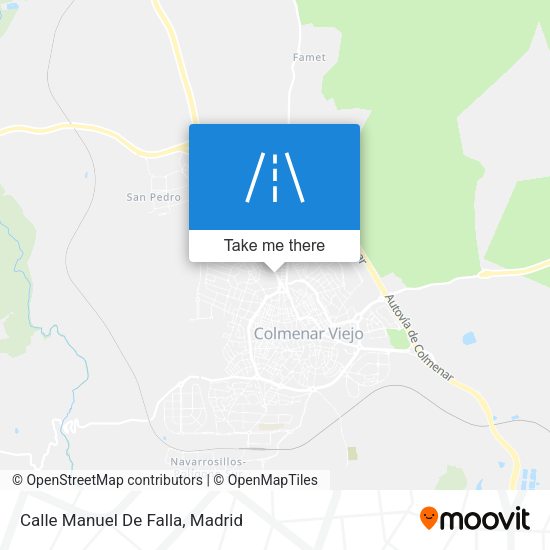 Calle Manuel De Falla map