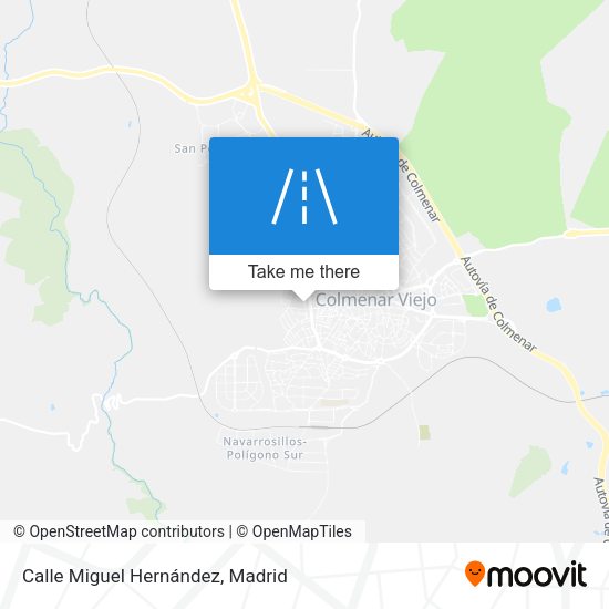 Calle Miguel Hernández map