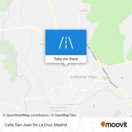 Calle San Juan De La Cruz map