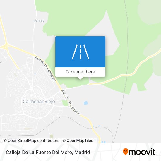Calleja De La Fuente Del Moro map