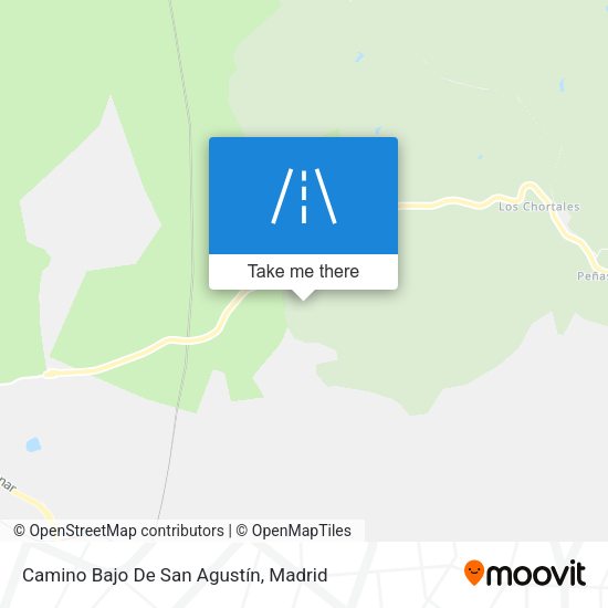 Camino Bajo De San Agustín map