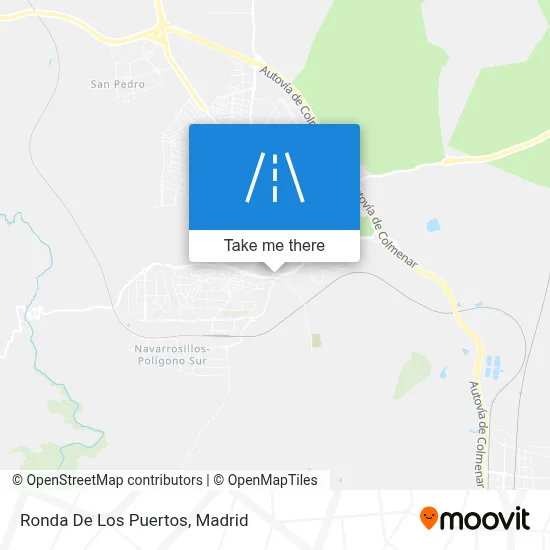 Ronda De Los Puertos map