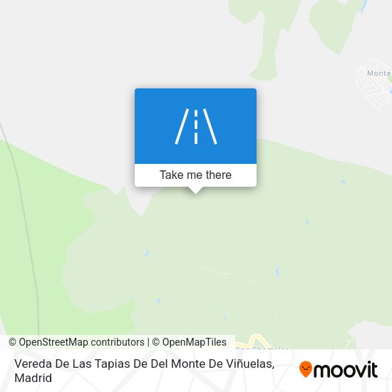 Vereda De Las Tapias De Del Monte De Viñuelas map