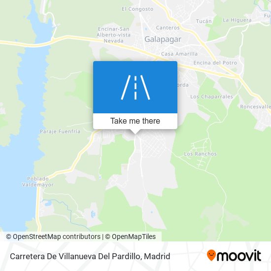 Carretera De Villanueva Del Pardillo map