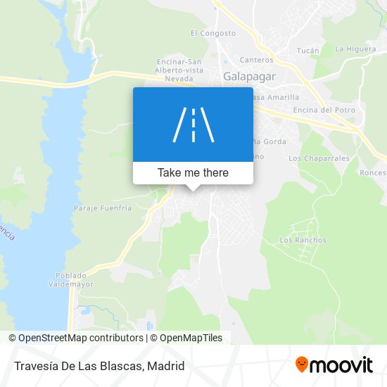 Travesía De Las Blascas map