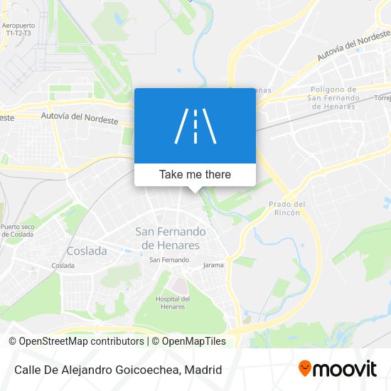 Calle De Alejandro Goicoechea map
