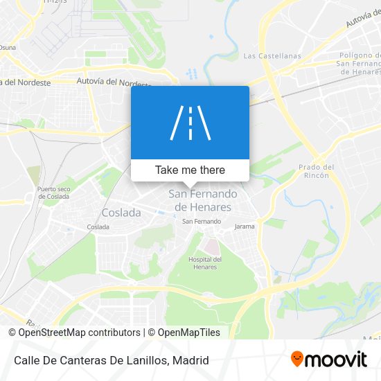 Calle De Canteras De Lanillos map