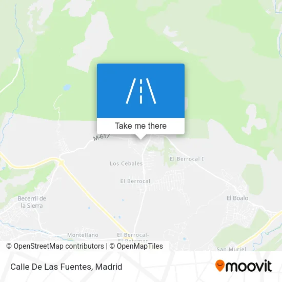Calle De Las Fuentes map