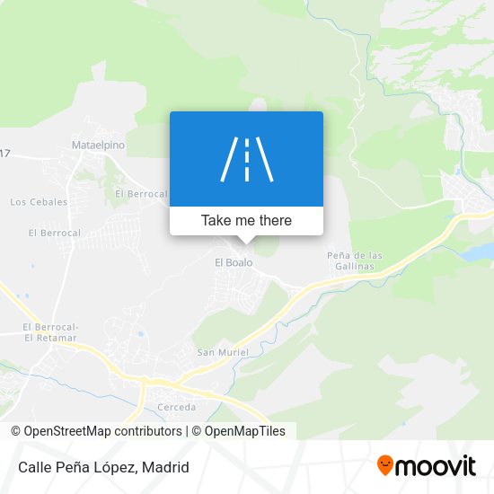 Calle Peña López map