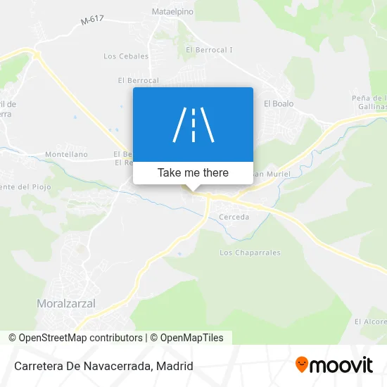 Carretera De Navacerrada map