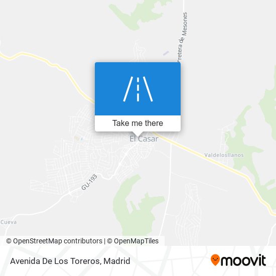 Avenida De Los Toreros map