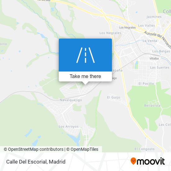 Calle Del Escorial map