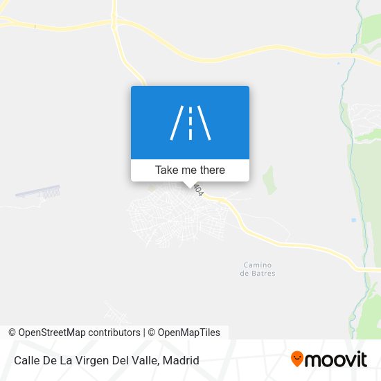 Calle De La Virgen Del Valle map