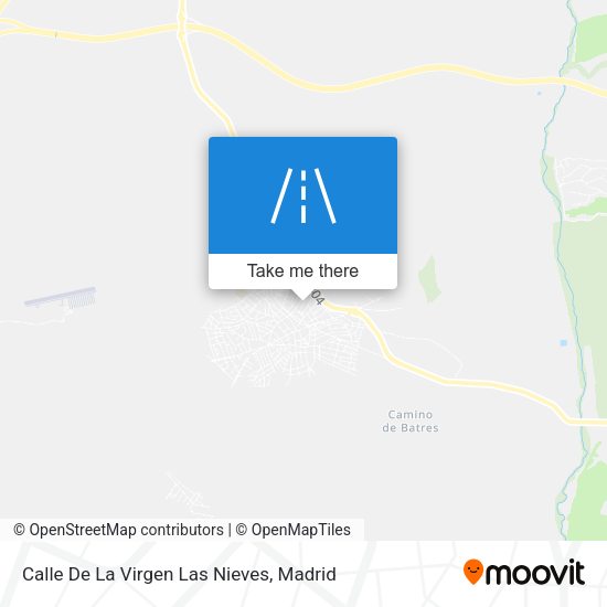Calle De La Virgen Las Nieves map