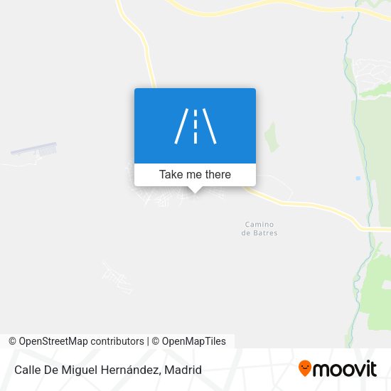 Calle De Miguel Hernández map