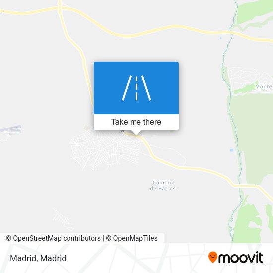 Madrid map