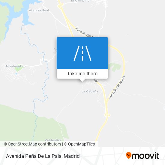 Avenida Peña De La Pala map