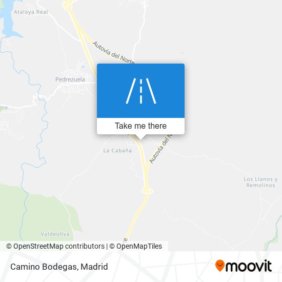 Camino Bodegas map