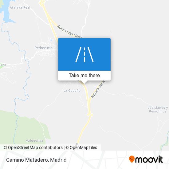 Camino Matadero map