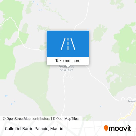 Calle Del Barrio Palacio map