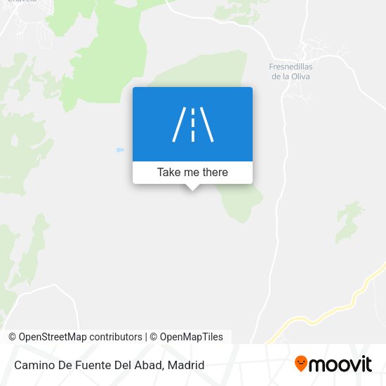Camino De Fuente Del Abad map