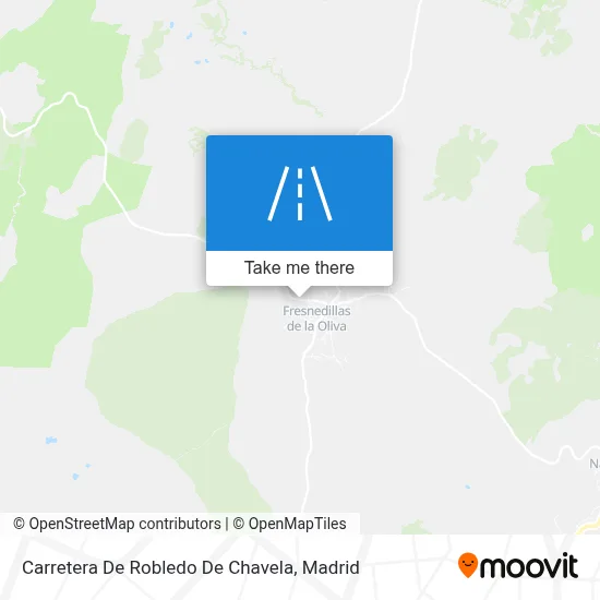 Carretera De Robledo De Chavela map