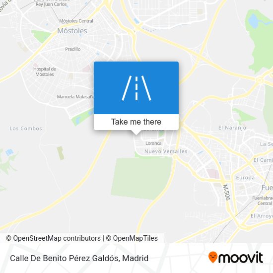 Calle De Benito Pérez Galdós map