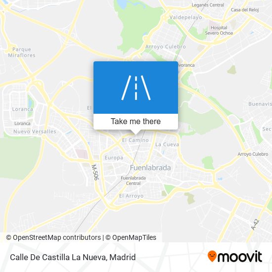 Calle De Castilla La Nueva map