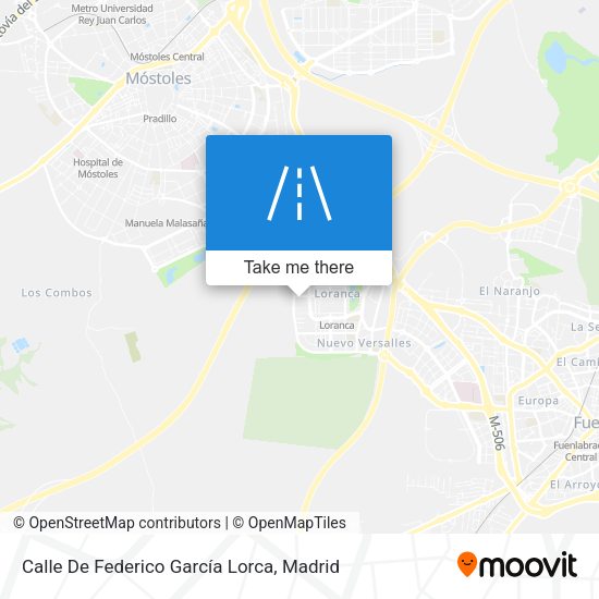 Calle De Federico García Lorca map