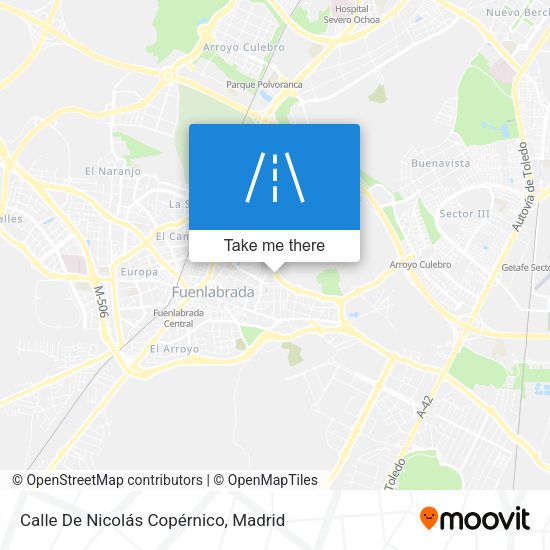 Calle De Nicolás Copérnico map