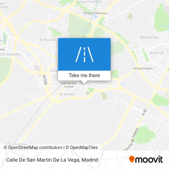 Calle De San Martín De La Vega map