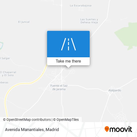mapa Avenida Manantiales